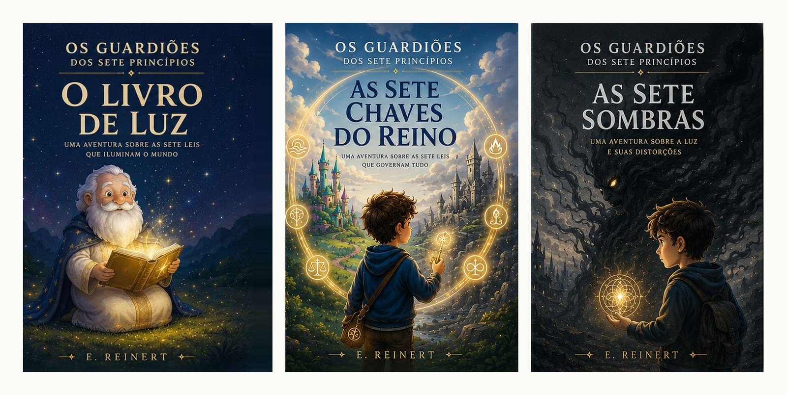 Capa de Coleção Completa — 3 E-books